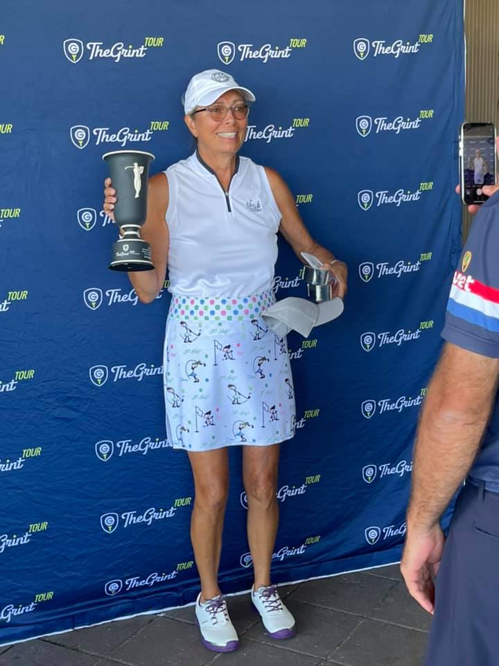 Jean won her flight on TheGrint tour.